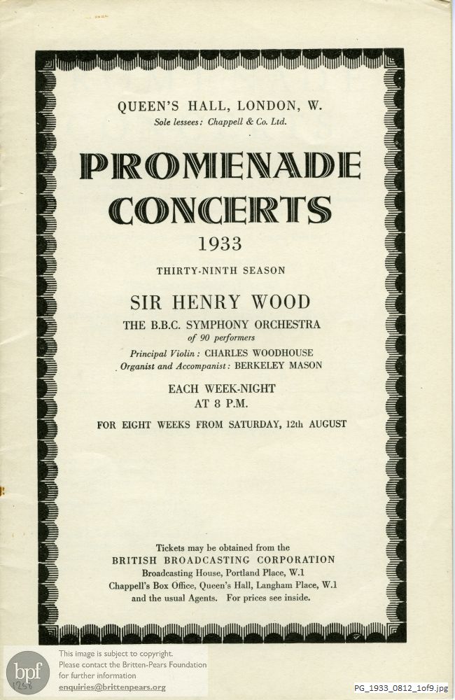 Various Composers, Queen's Hall, London