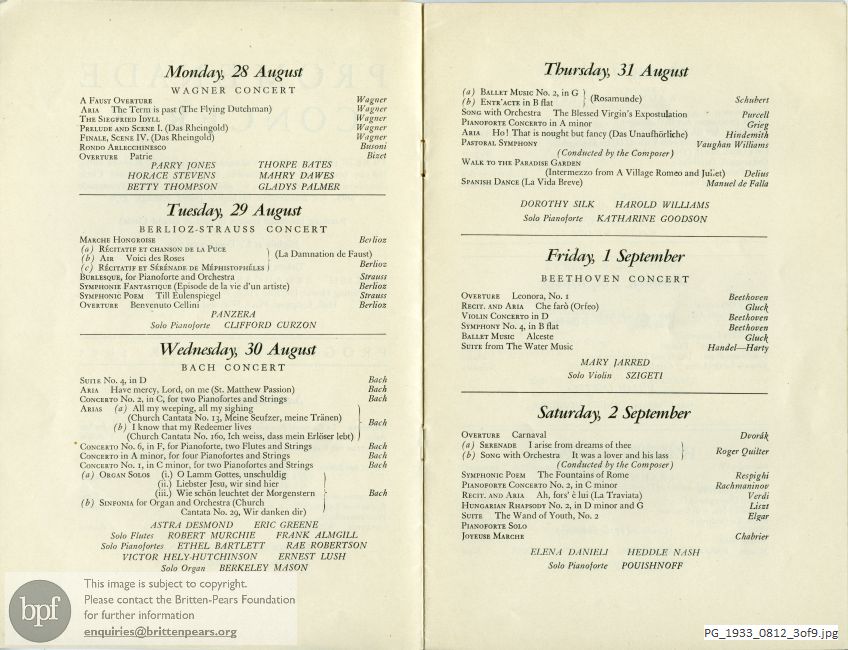 Various Composers, Queen's Hall, London