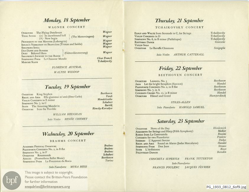 Various Composers, Queen's Hall, London