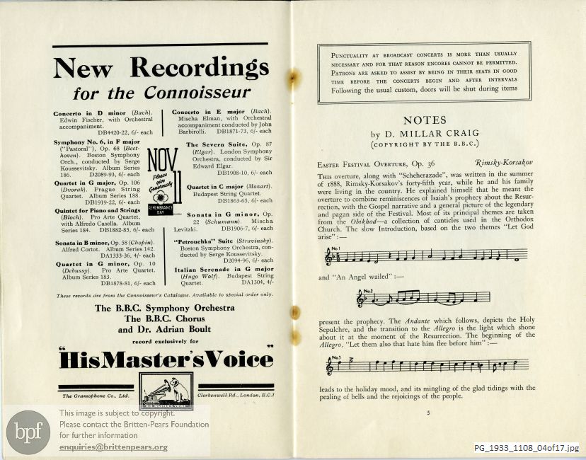 BBC Symphony Concert, Queen’s Hall, London