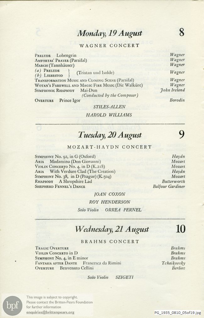 Promenade Concerts, Queen's Hall, London