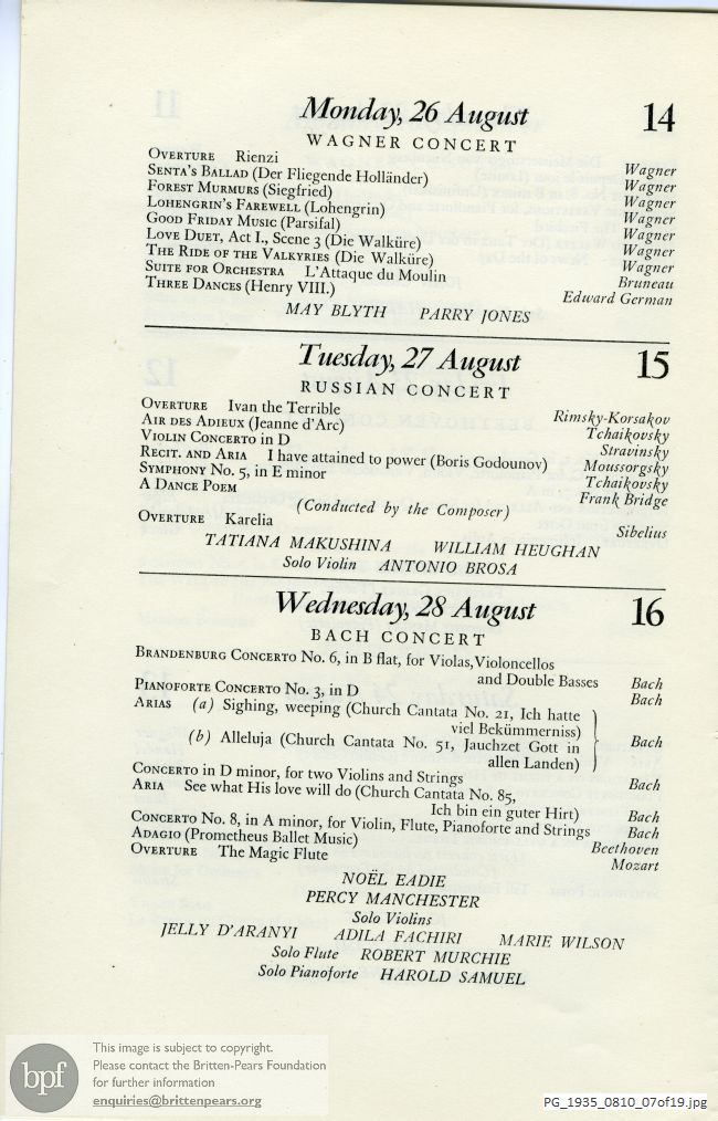 Promenade Concerts, Queen's Hall, London