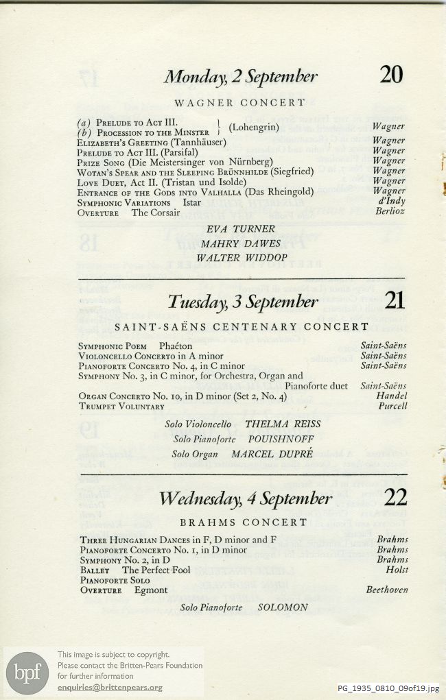 Promenade Concerts, Queen's Hall, London
