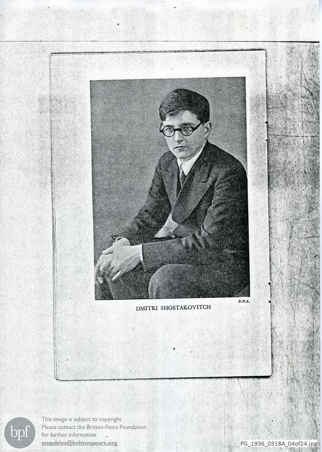 Shostakovich Lady Macbeth of Mtsensk, Queen's Hall, London