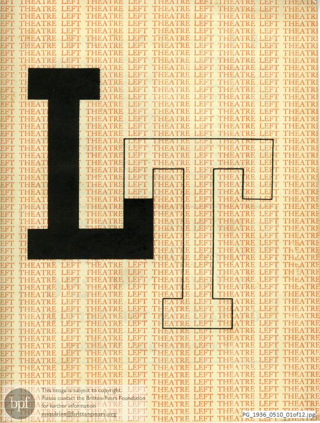 Slater Stay Down Miner, Westminster Theatre, London