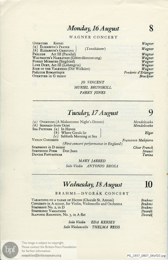 Various Composers, Queen's Hall, London