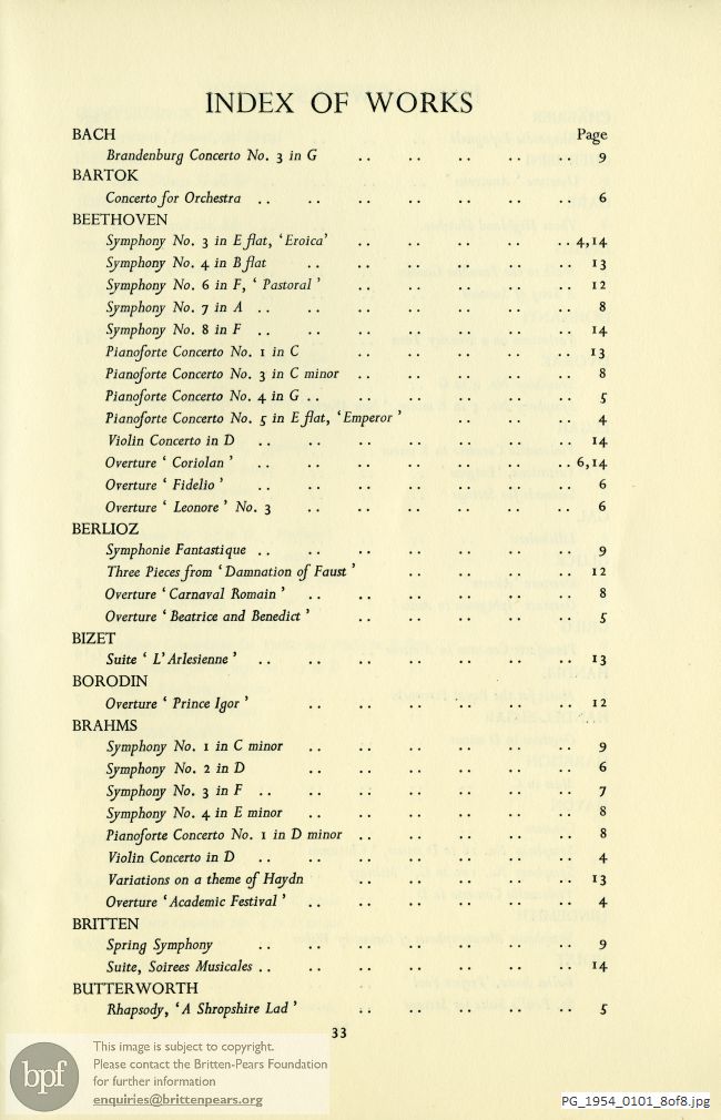 Concert programme:  Scottish National Orchestra prospectus 1953-54