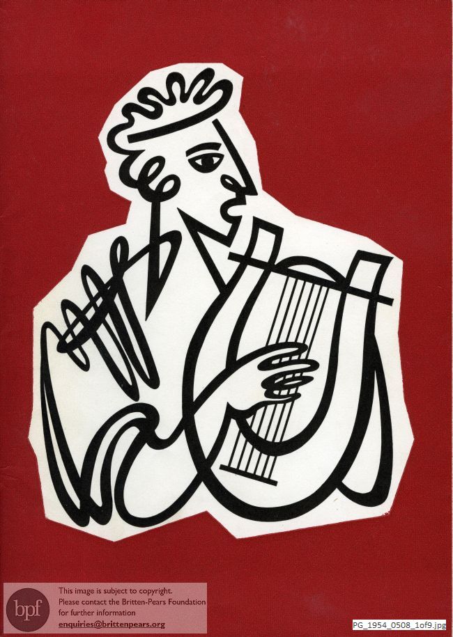 Concert programme:  Britten The rape of Lucretia, Schwetzinger Schloss