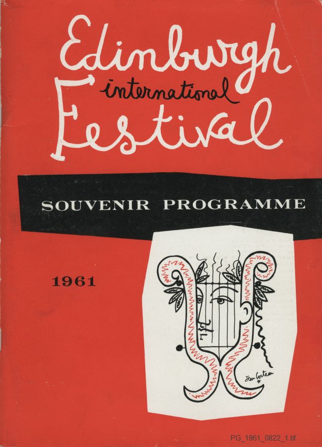 Souvenir programme for Edinburgh Festival 1961