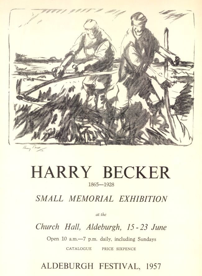 Catalogue Accompanying the Harry Becker Exhibition