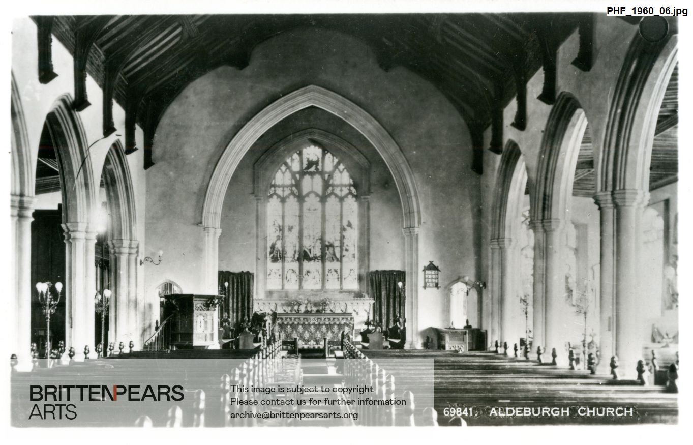 Photograph of Interior of Aldeburgh Church
