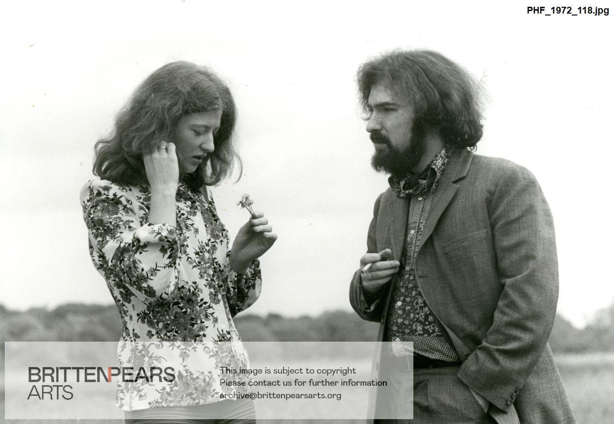 Photograph of Radu Lupu outside Snape Maltings Concert Hall