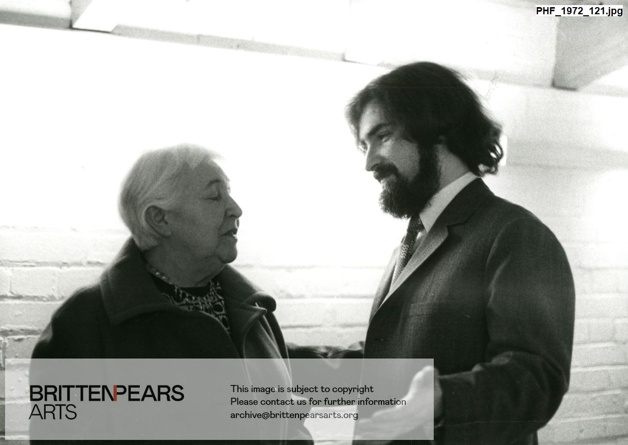 Photograph of Elizabeth Leonshaya and  Radu Lupu