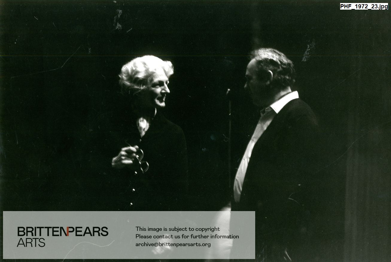 Photograph of Phyllis Sellick and Russell Burgess