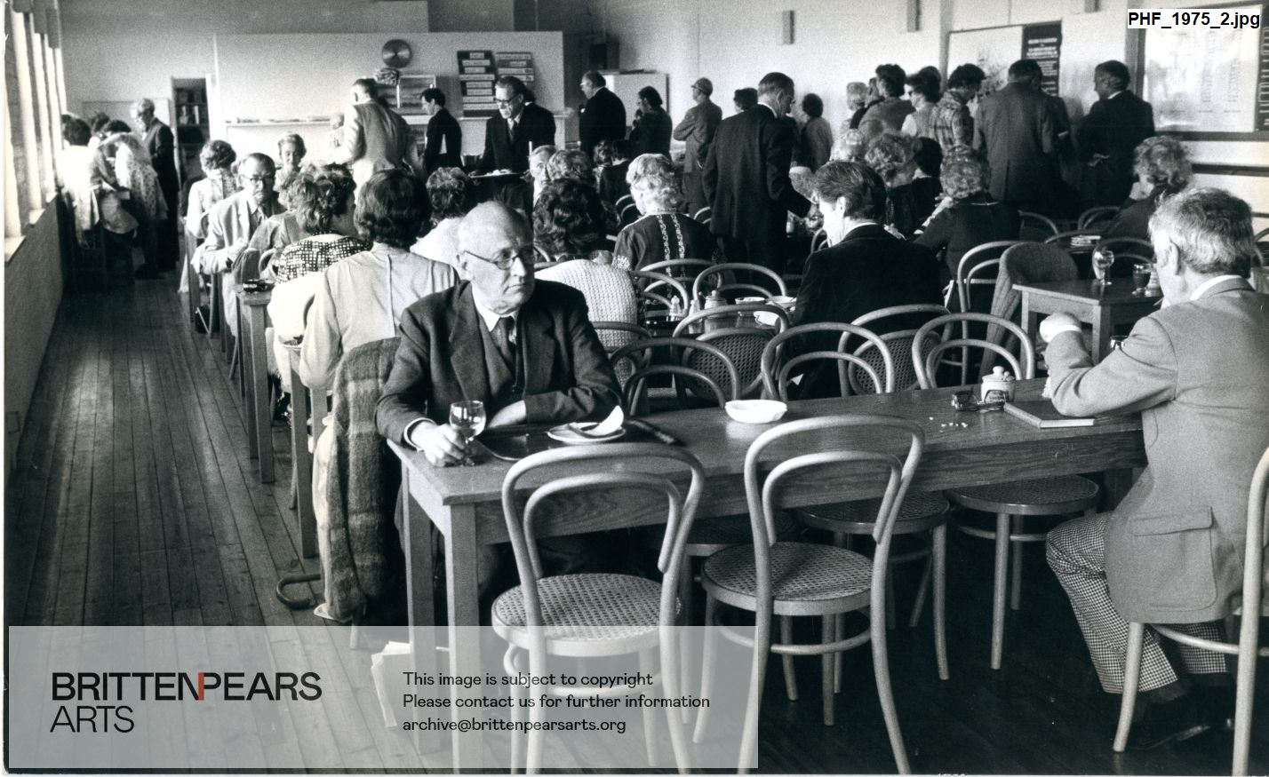 Photograph of audience members