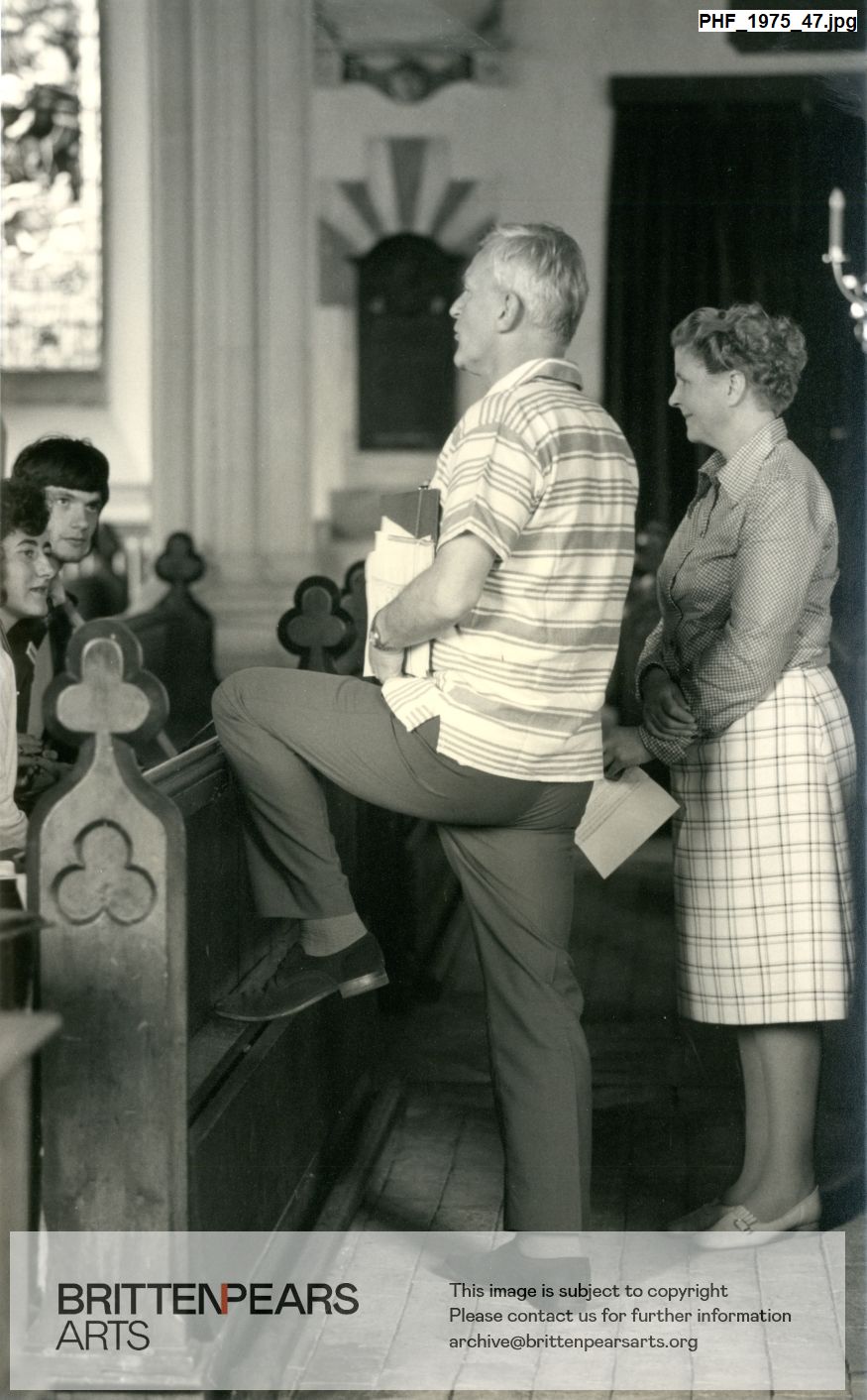 Photograph of Norman Scarfe and Rosamund Strode