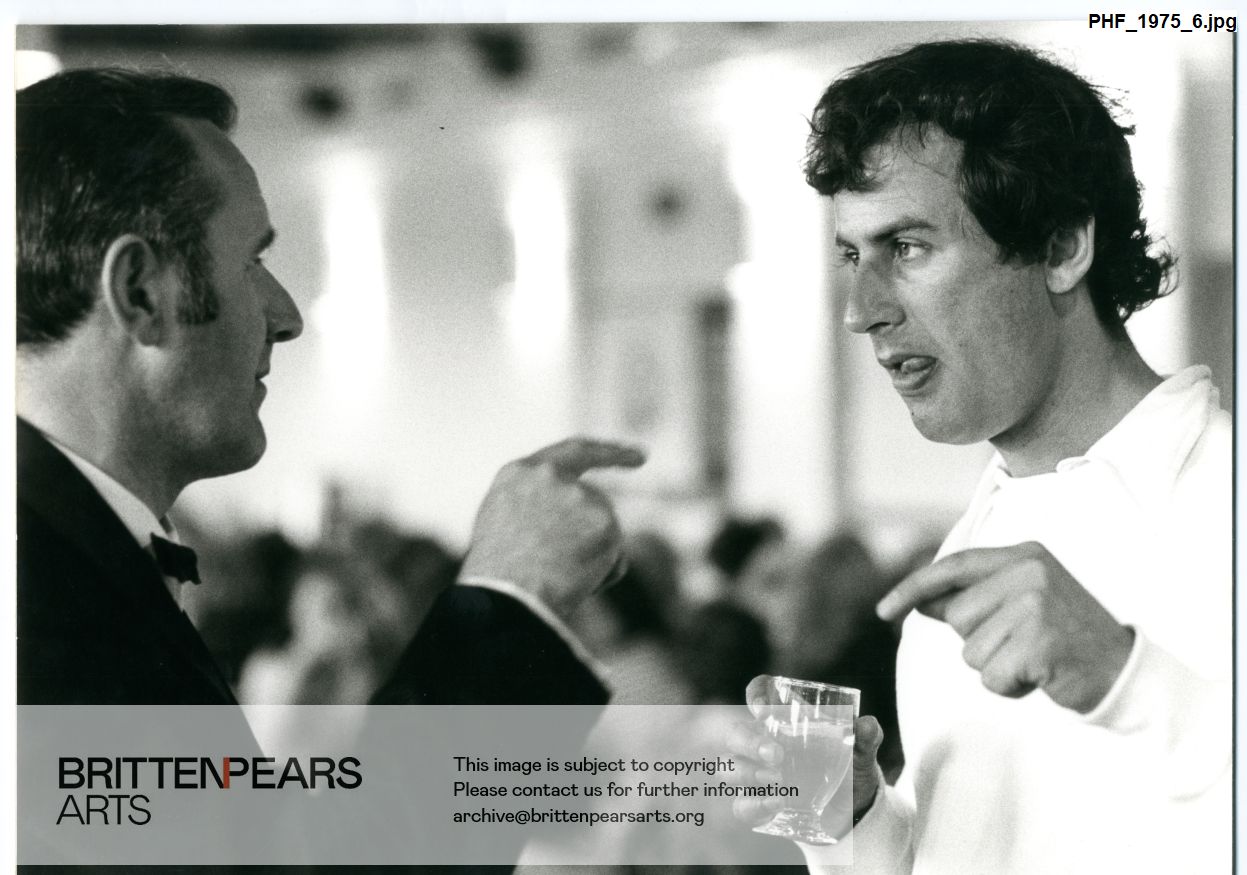 Photograph of James Bowman and Keith Cable