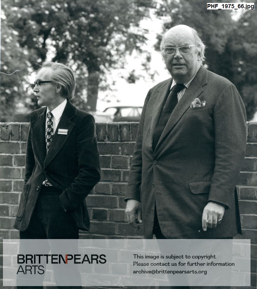 Photograph of Don Canham and John Trew