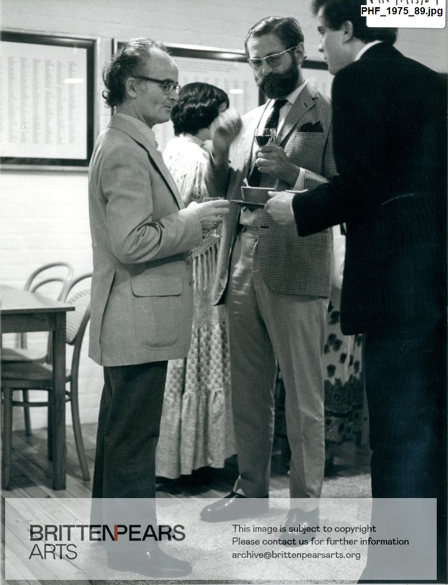 Photograph of Hugh Maguire and David Roth
