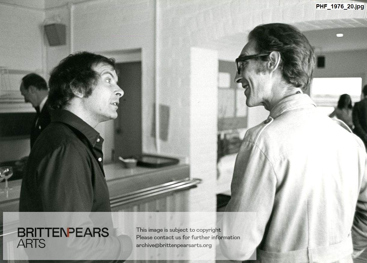 Photograph of Christopher Hogwood and Martin Kingsbury