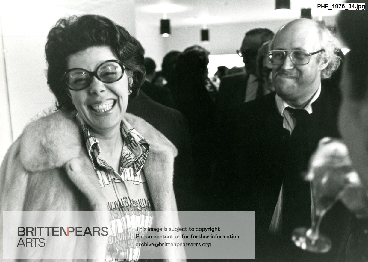 Photograph of Janet Baker and Mstislav Rostropovich