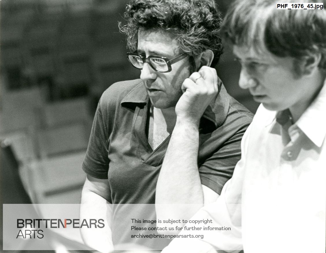 Photograph of Tamas Vasary and Peter Frankl