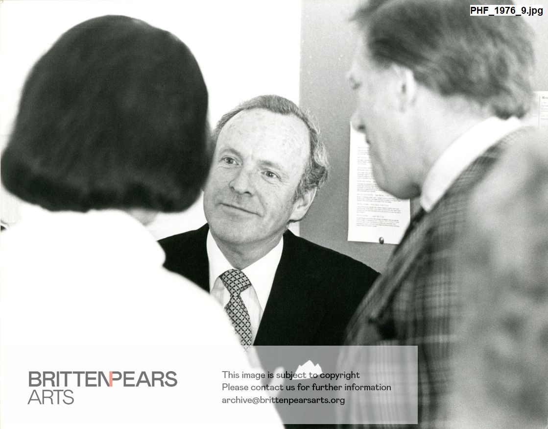 Photograph of Geoffrey Parsons with Earl and Countess of Harewood