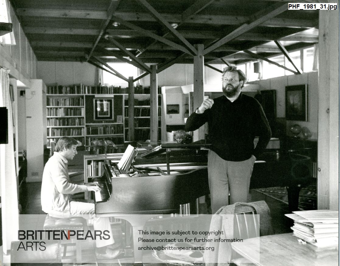Photograph of Martti Talvela and Ralf Gothoni