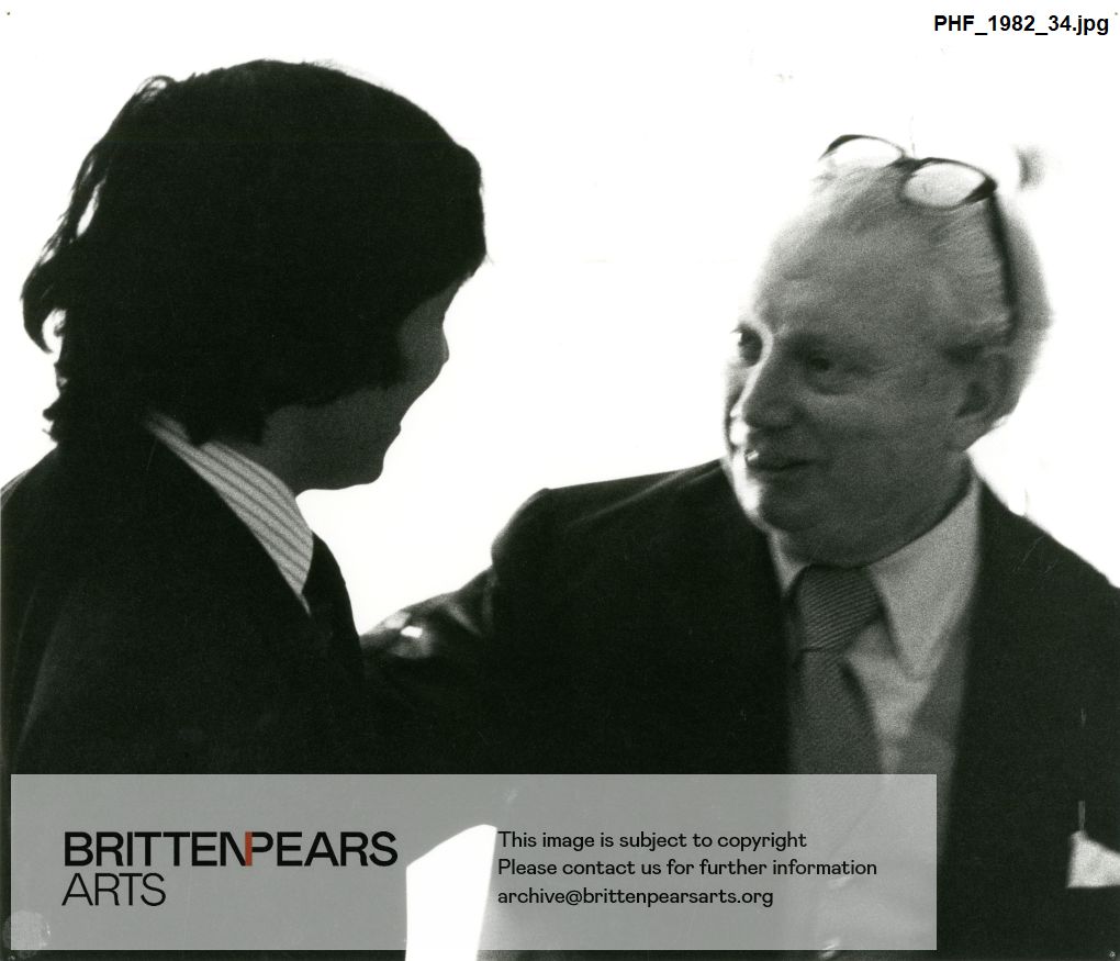 Photograph of Isaac Stern and Murray Perahia