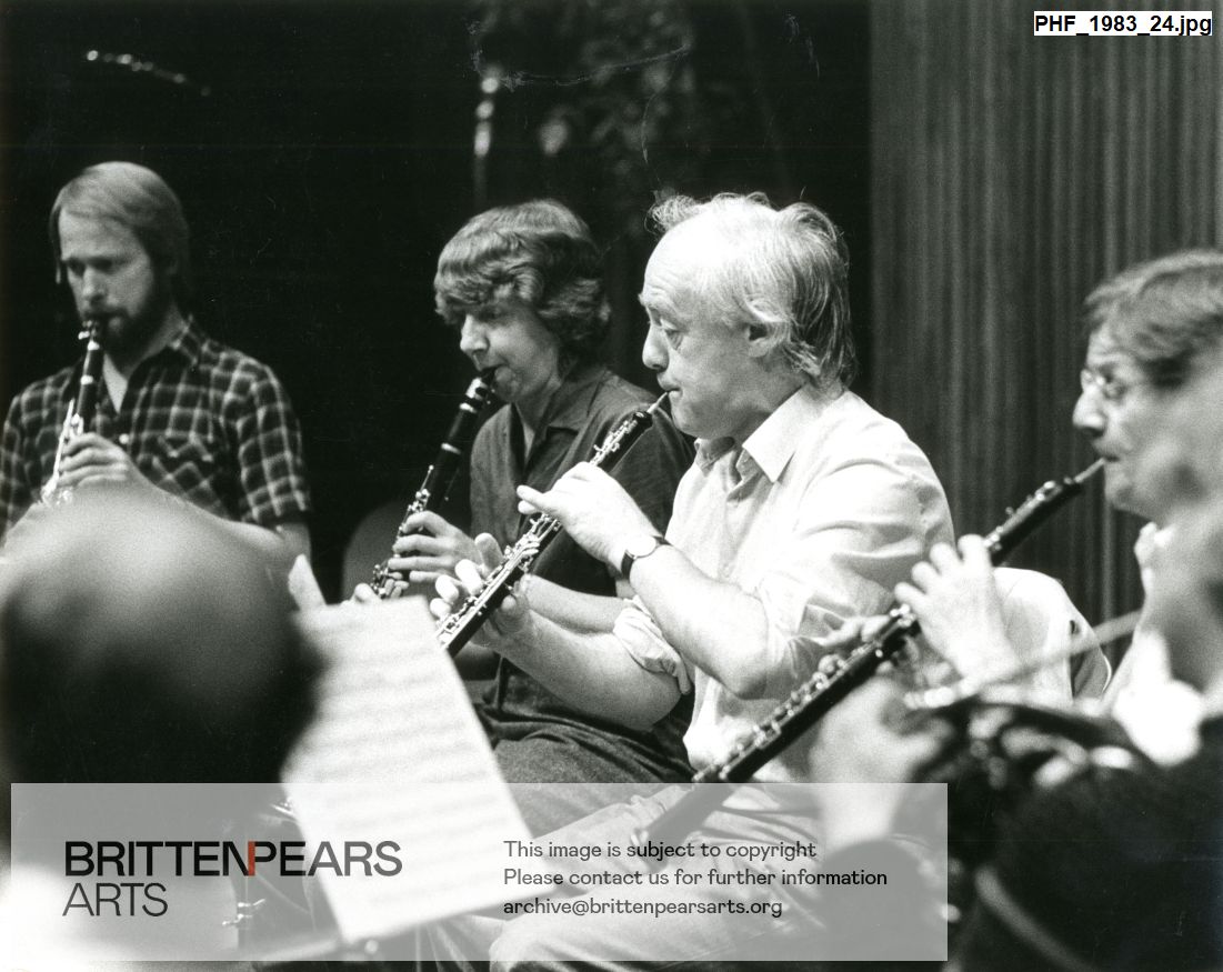 Photograph of Julian Farrell, Thea King, Neil Black and James Brown