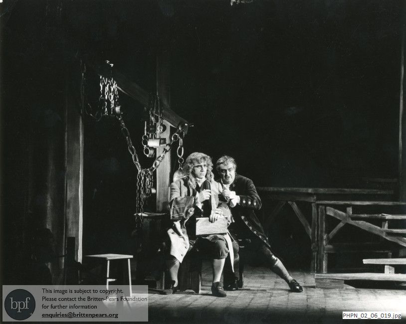 Production photograph of The Beggar's opera at the Aldeburgh Festival