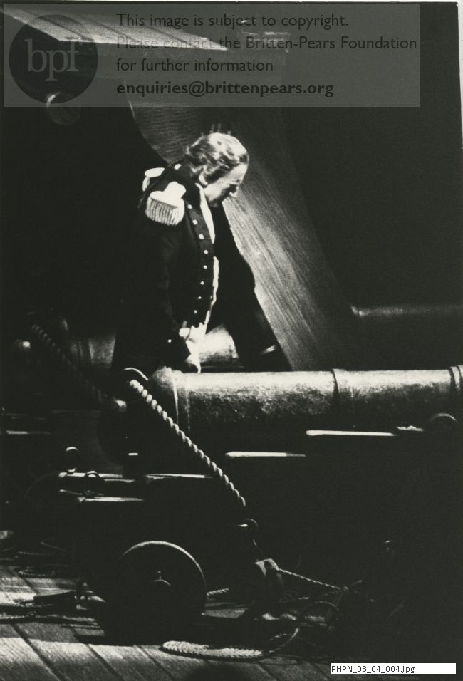 Photograph of Billy Budd at the Metropolitan Opera House, New York,  Act II  scene 2