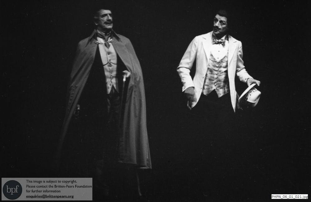 Production photograph of Death in Venice at The Maltings, Snape, Suffolk