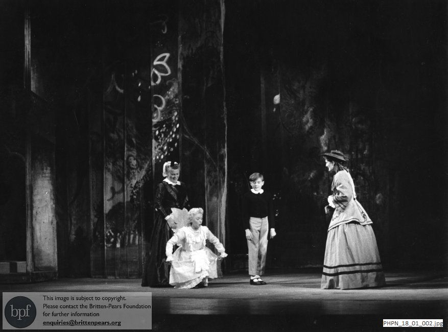 Production photograph of The Turn of the Screw Act 1 scene 2: The Welcome