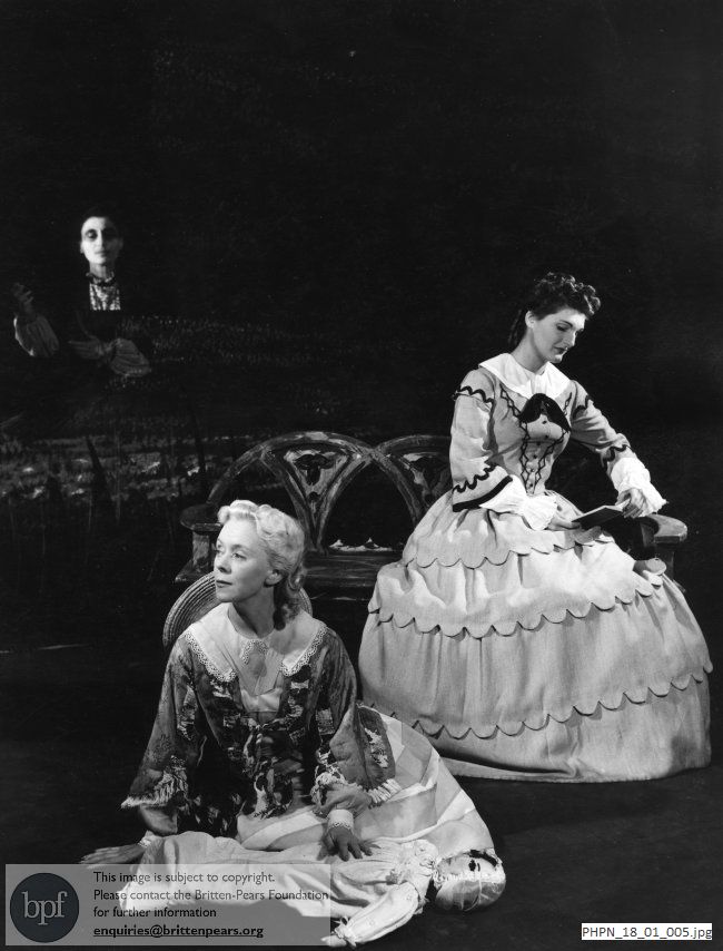 Production photograph of The Turn of the Screw Act 1 scene 7: The Lake