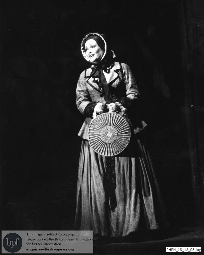 Production photograph of The Turn of the Screw Act 1 scene 1: The journey