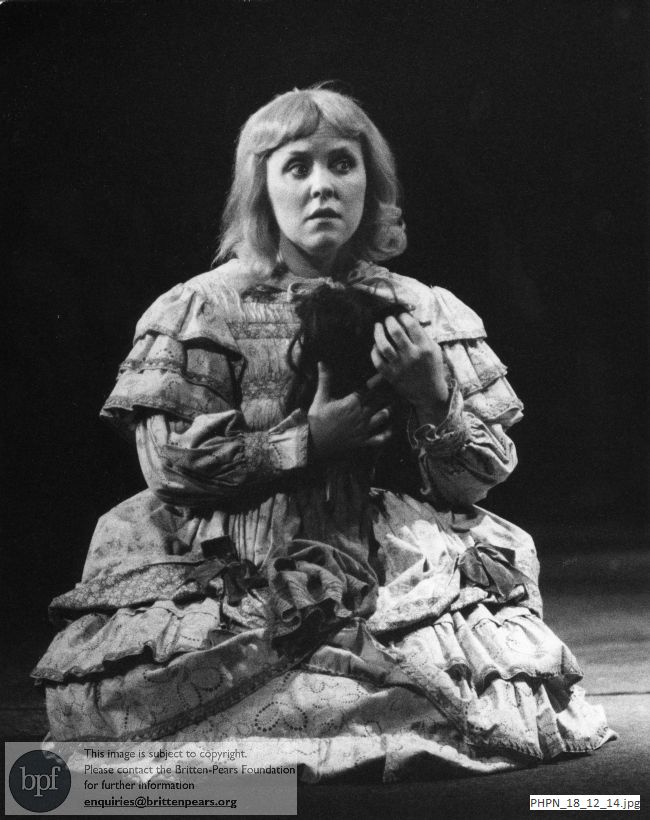 Production photograph of The Turn of the Screw Act 1 scene 7: The lake