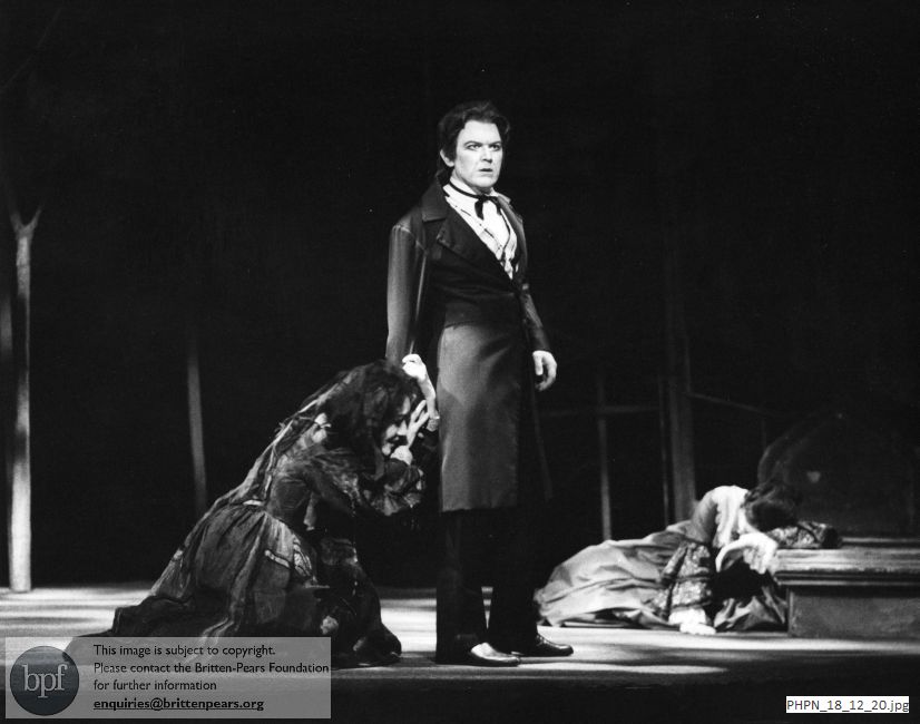 Production photograph of The Turn of the Screw Act 2 scene 1: Colloquy and soliloquy