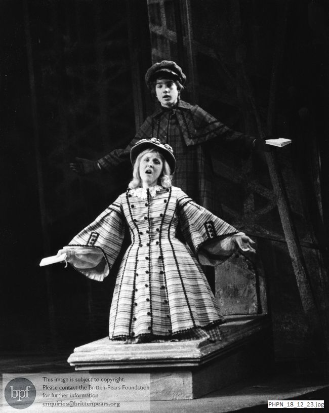 Production photograph of The Turn of the Screw Act 2 scene 2: The bells