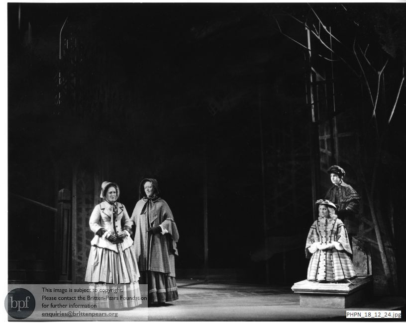 Production photograph of The Turn of the Screw Act 2 scene 2: The bells