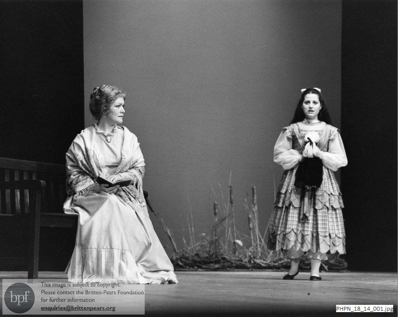 Production photograph of The Turn of the Screw: Act 2 scene 1: The lake