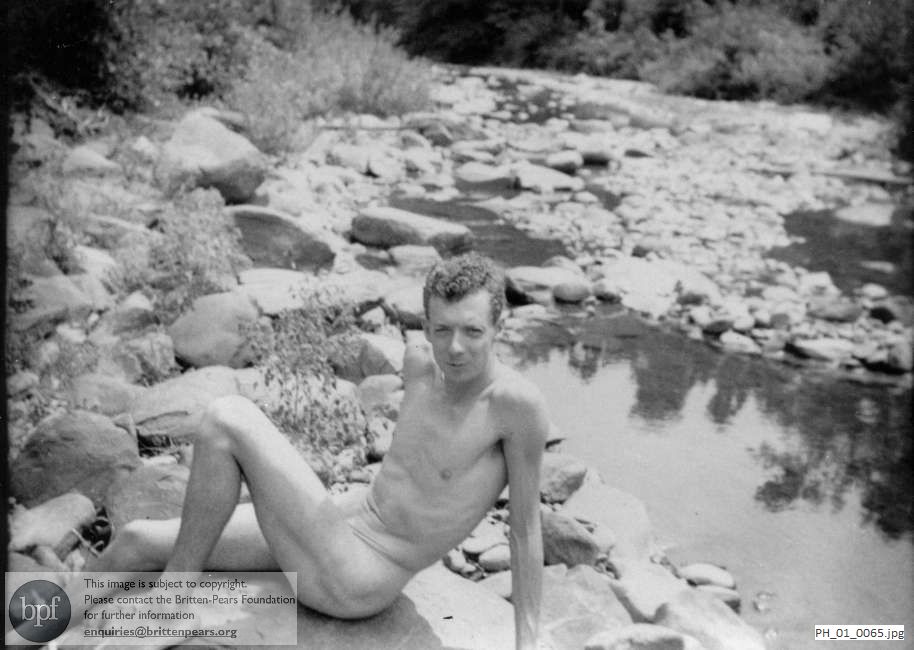 Benjamin Britten naked