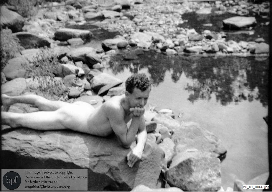 Benjamin Britten naked