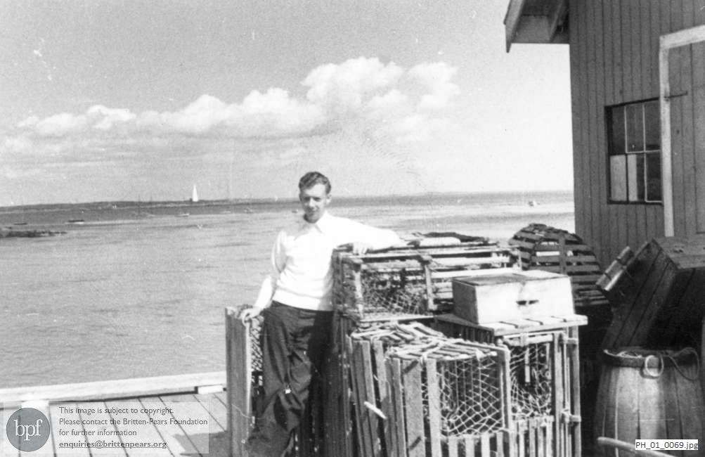 Benjamin Britten at Portland, Maine, USA