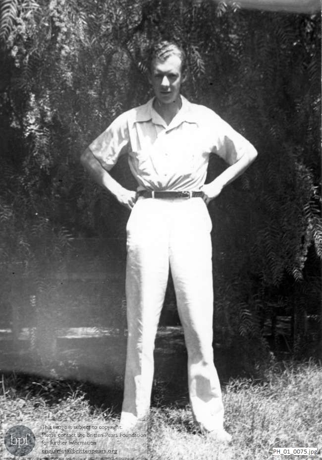 Benjamin Britten in Escondido, California