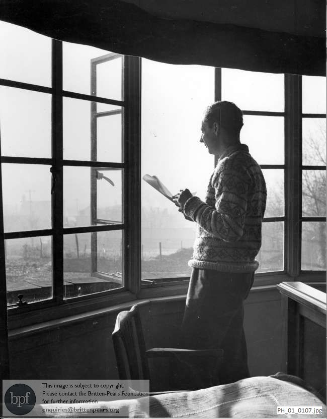 Benjamin Britten in The Old Mill, Snape