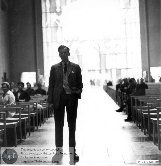 Benjamin Britten in Coventry Cathedral