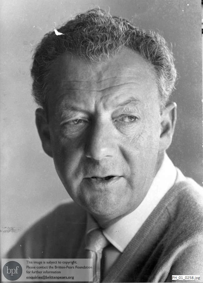 Benjamin Britten professional portrait