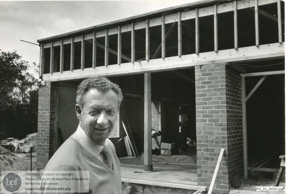 Benjamin Britten at the Britten-Pears Library