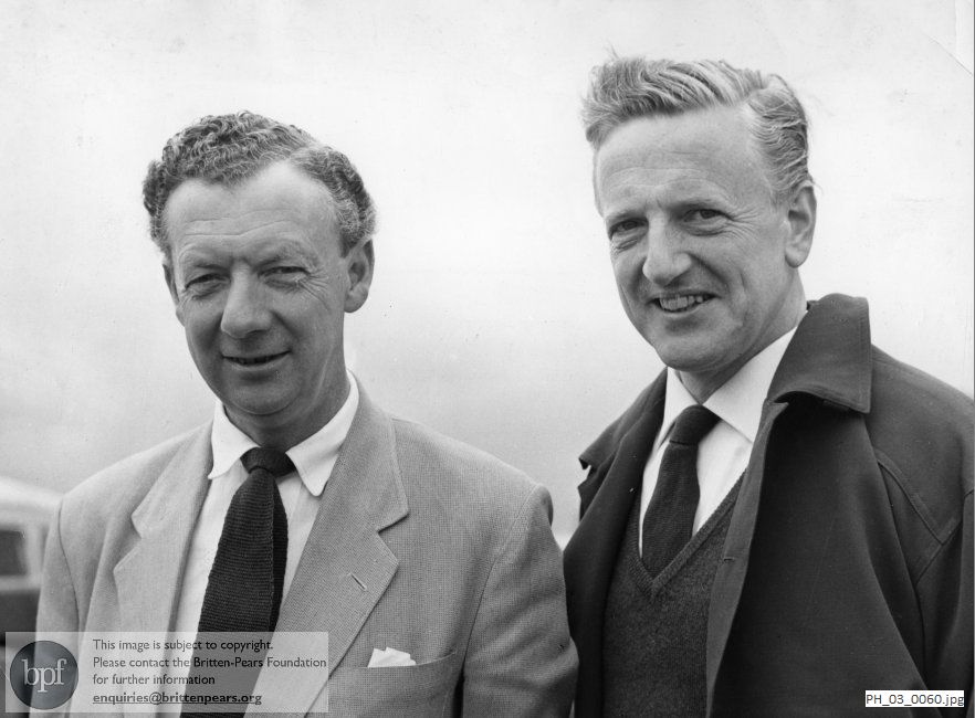 Benjamin Britten and Peter Pears in Holland